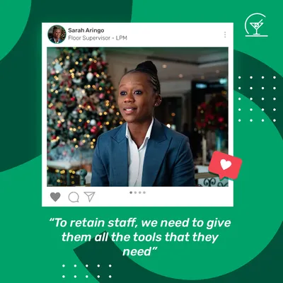 “To retain staff, we need to give them all the tools that they need” — Sarah Aringo, Floor Supervisor, LPM