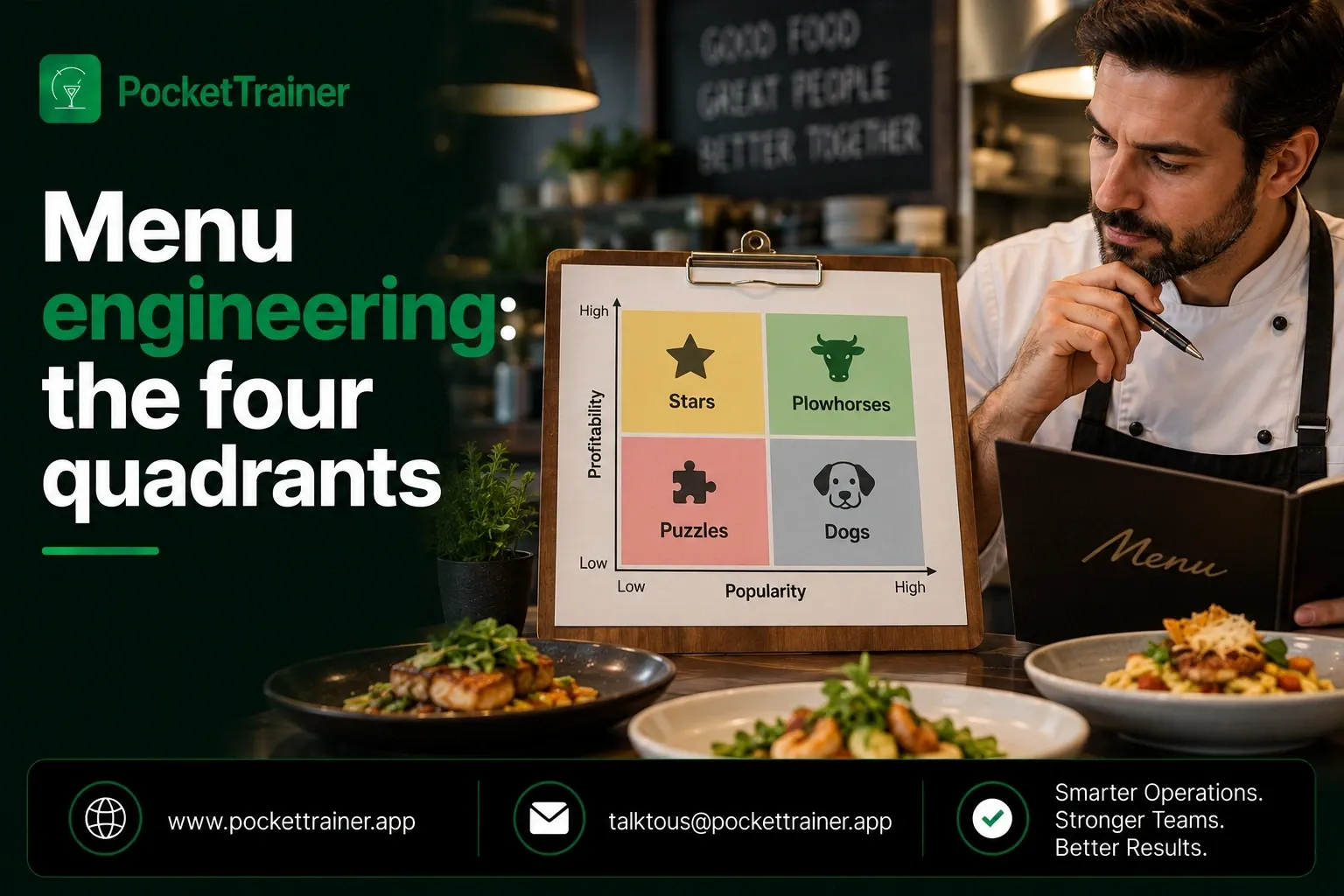 Menu Engineering: Four Quadrants Explained