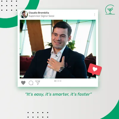 “It’s easy, it’s smarter, it’s faster” — Claudio Brembilla, Supervisor, Signor Sassi