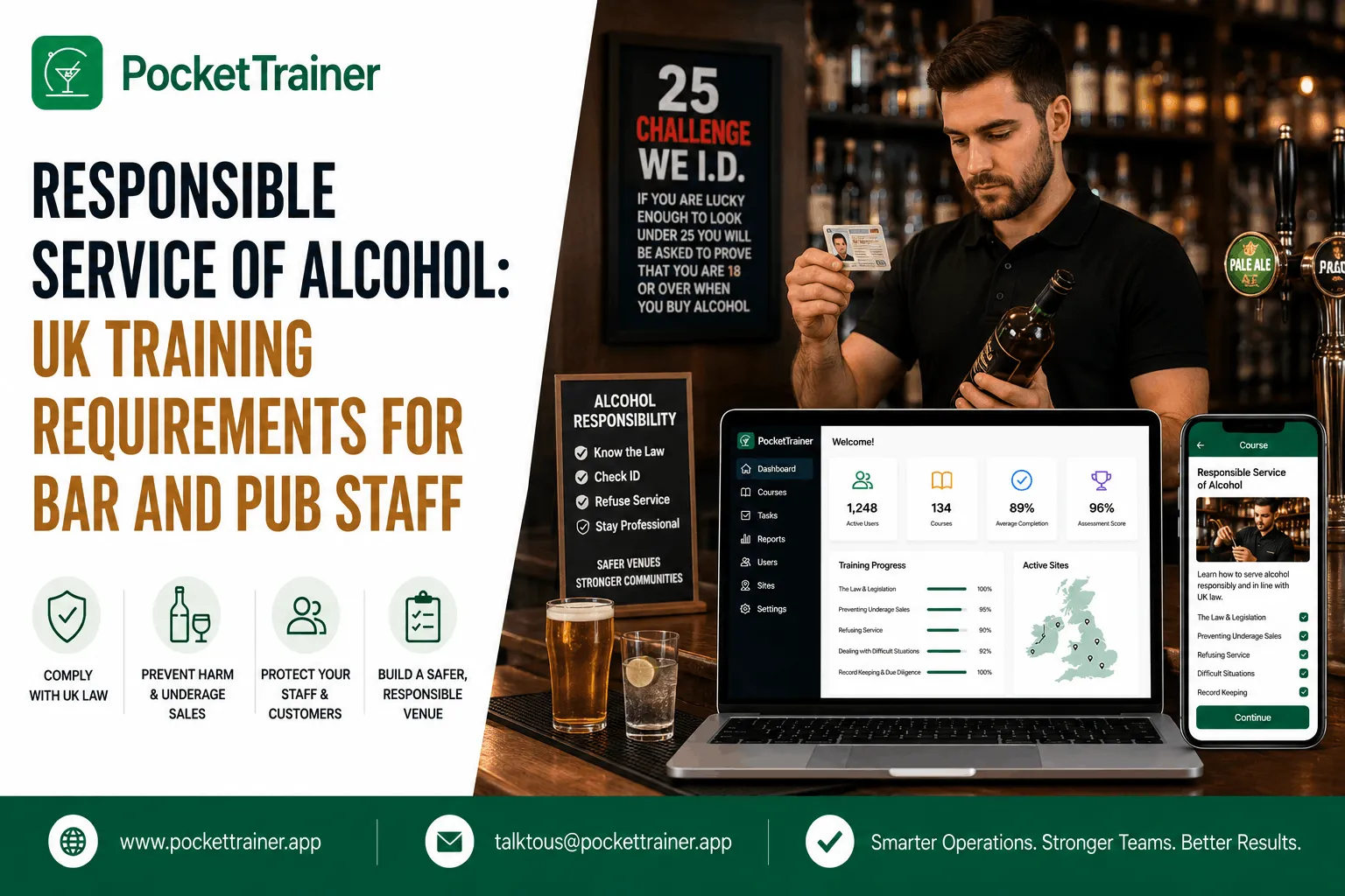 Serving Alcohol Responsibly Training: UK Training Requirements for Bar and Pub Staff