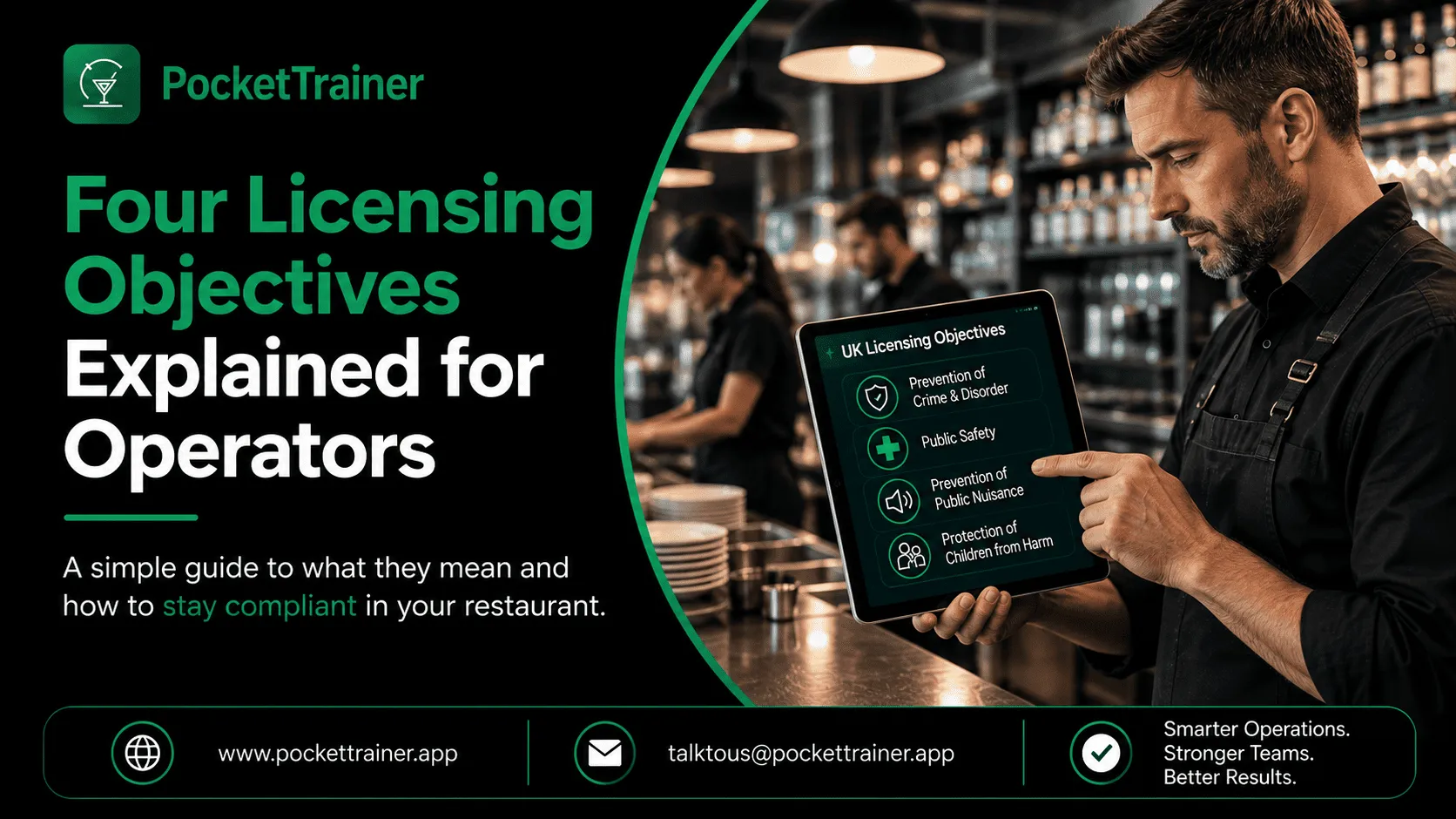 The four licensing objectives explained for operators